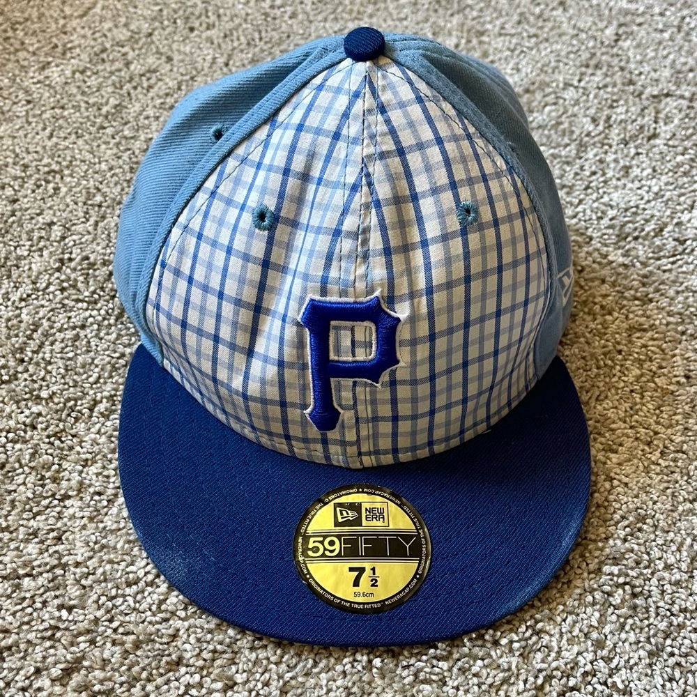 Pittsburgh Pirates Blue + White New Era Hat